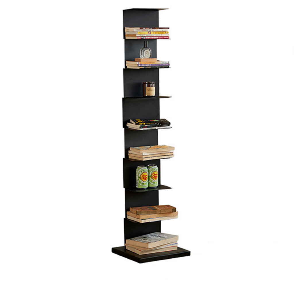 Modern Carbon Steel Bookshelf