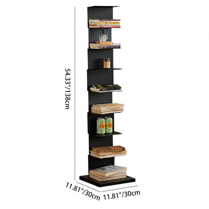 Modern Carbon Steel Bookshelf