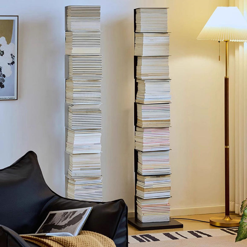 Modern Carbon Steel Bookshelf