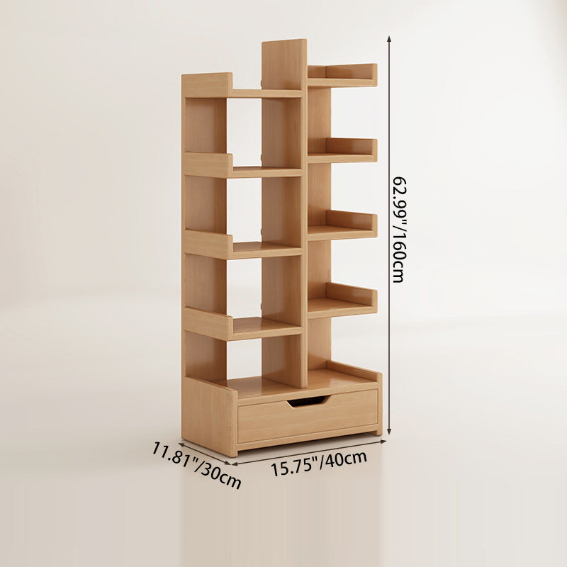 Modern Minimalist Solid Wood Bookshelf