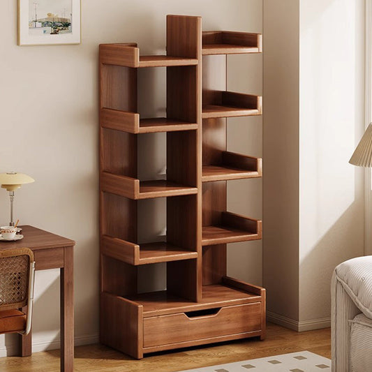 Modern Minimalist Solid Wood Bookshelf
