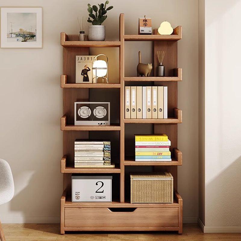Modern Minimalist Solid Wood Bookshelf