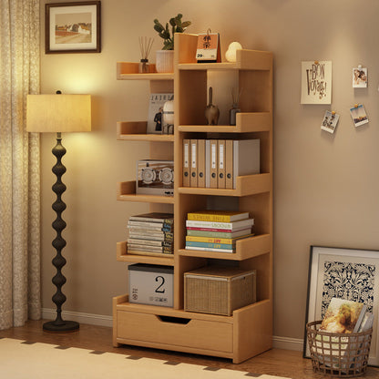 Modern Minimalist Solid Wood Bookshelf