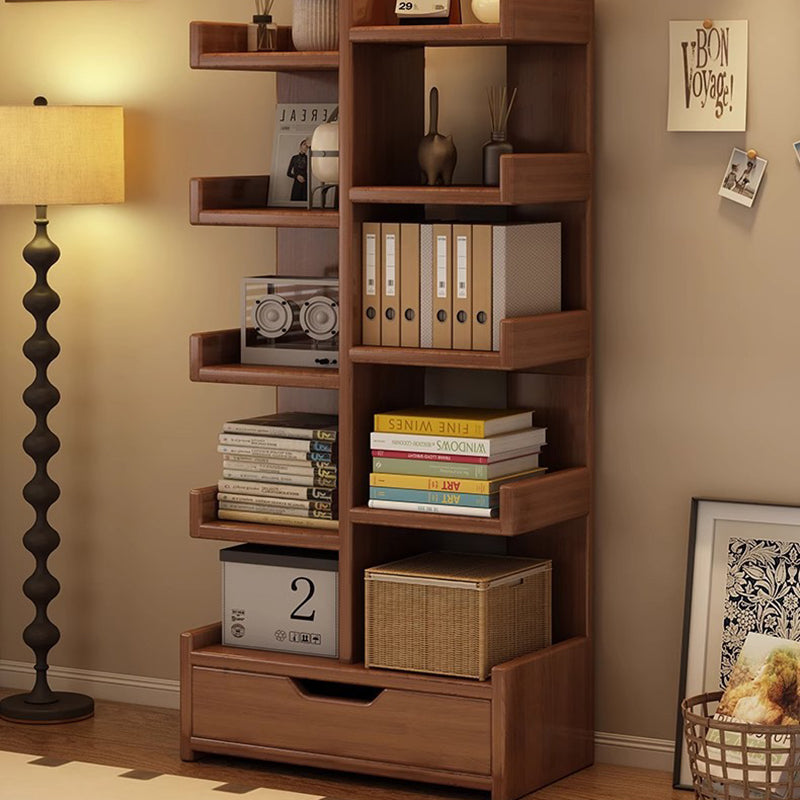 Modern Minimalist Solid Wood Bookshelf