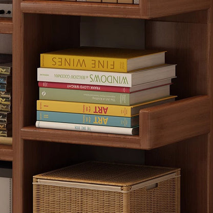 Modern Minimalist Solid Wood Bookshelf