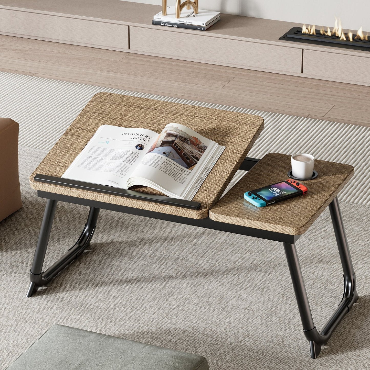 Contemporary Carbon Steel Desk