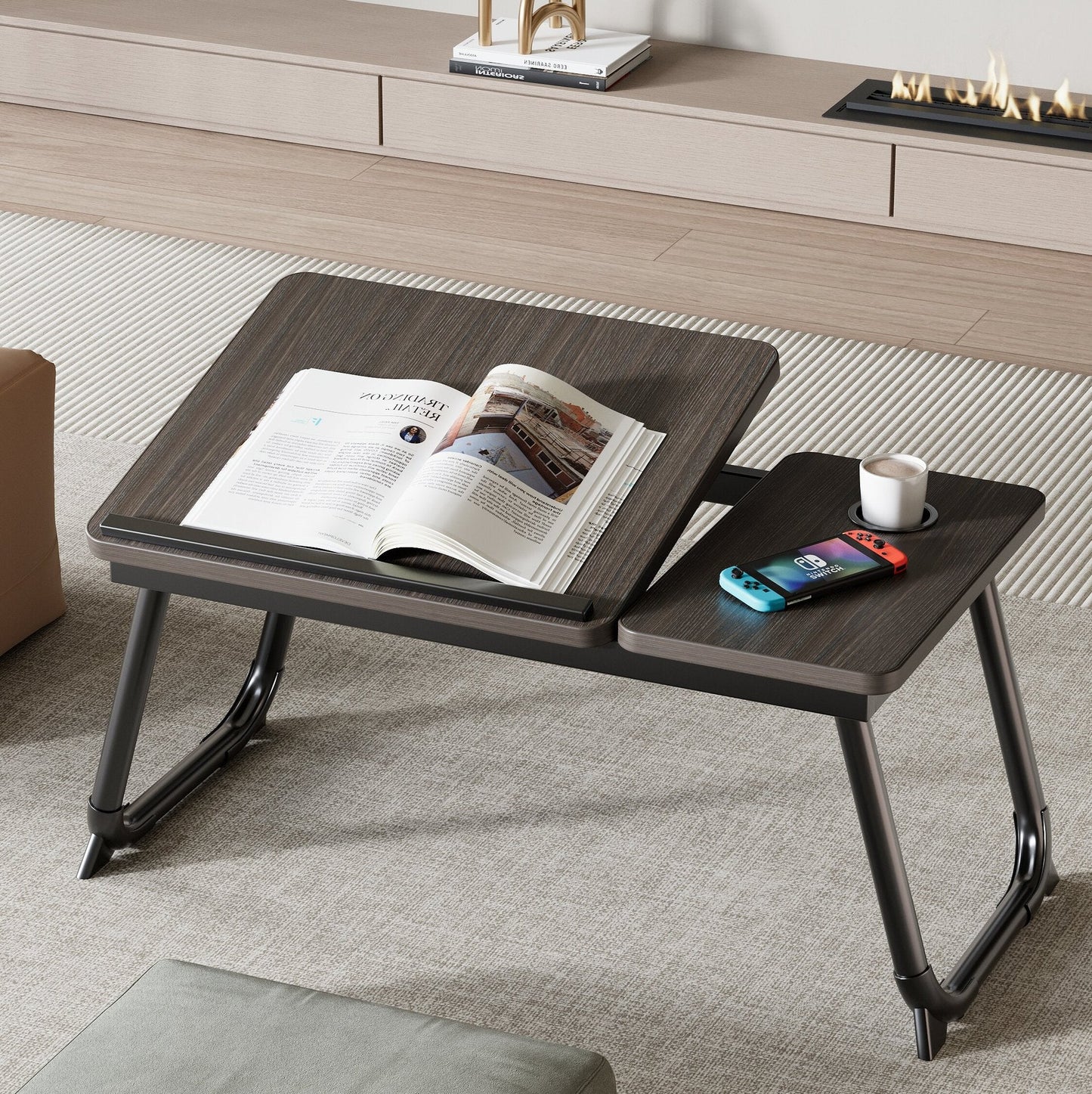 Contemporary Carbon Steel Desk