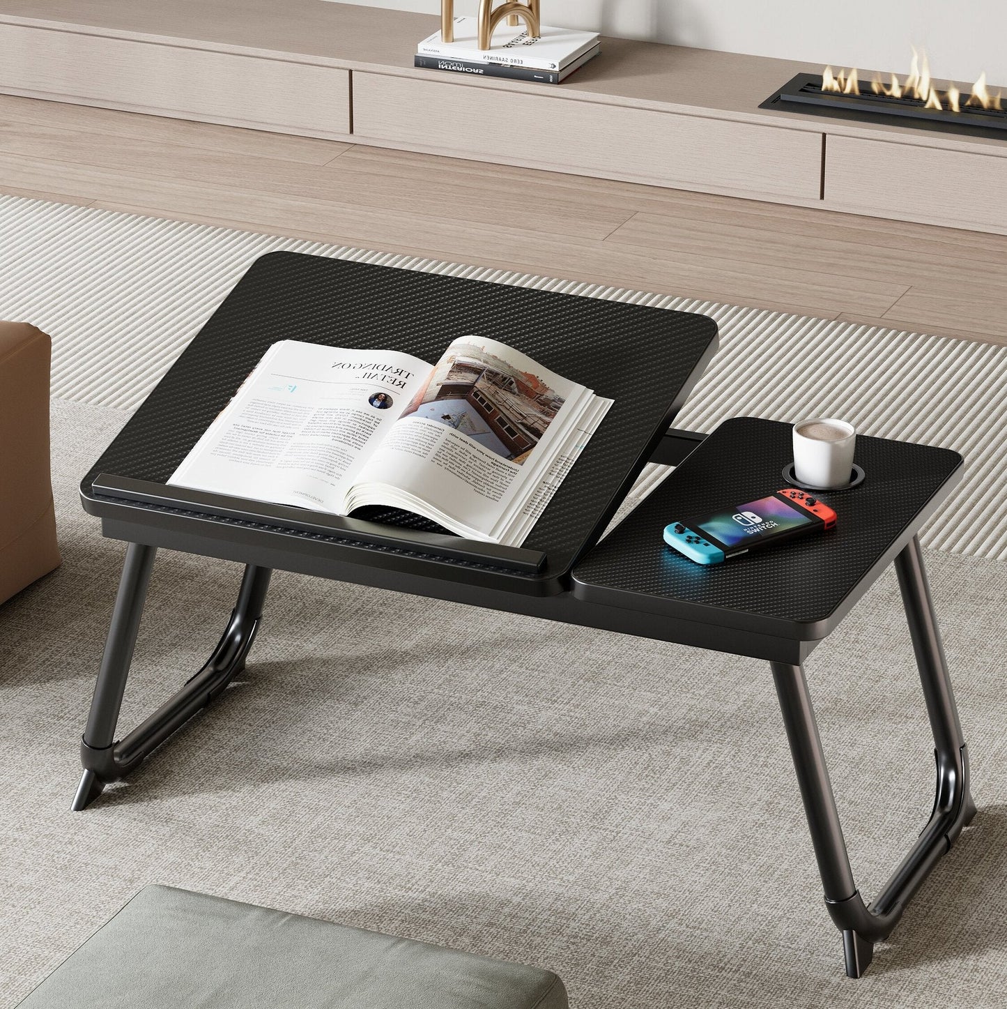 Contemporary Carbon Steel Desk