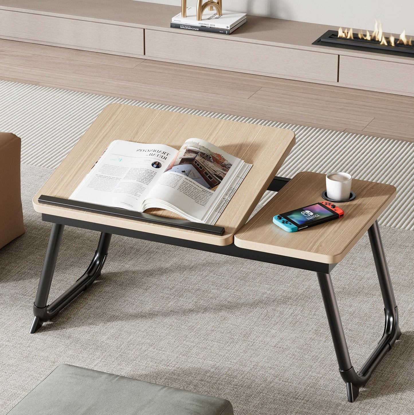 Contemporary Carbon Steel Desk