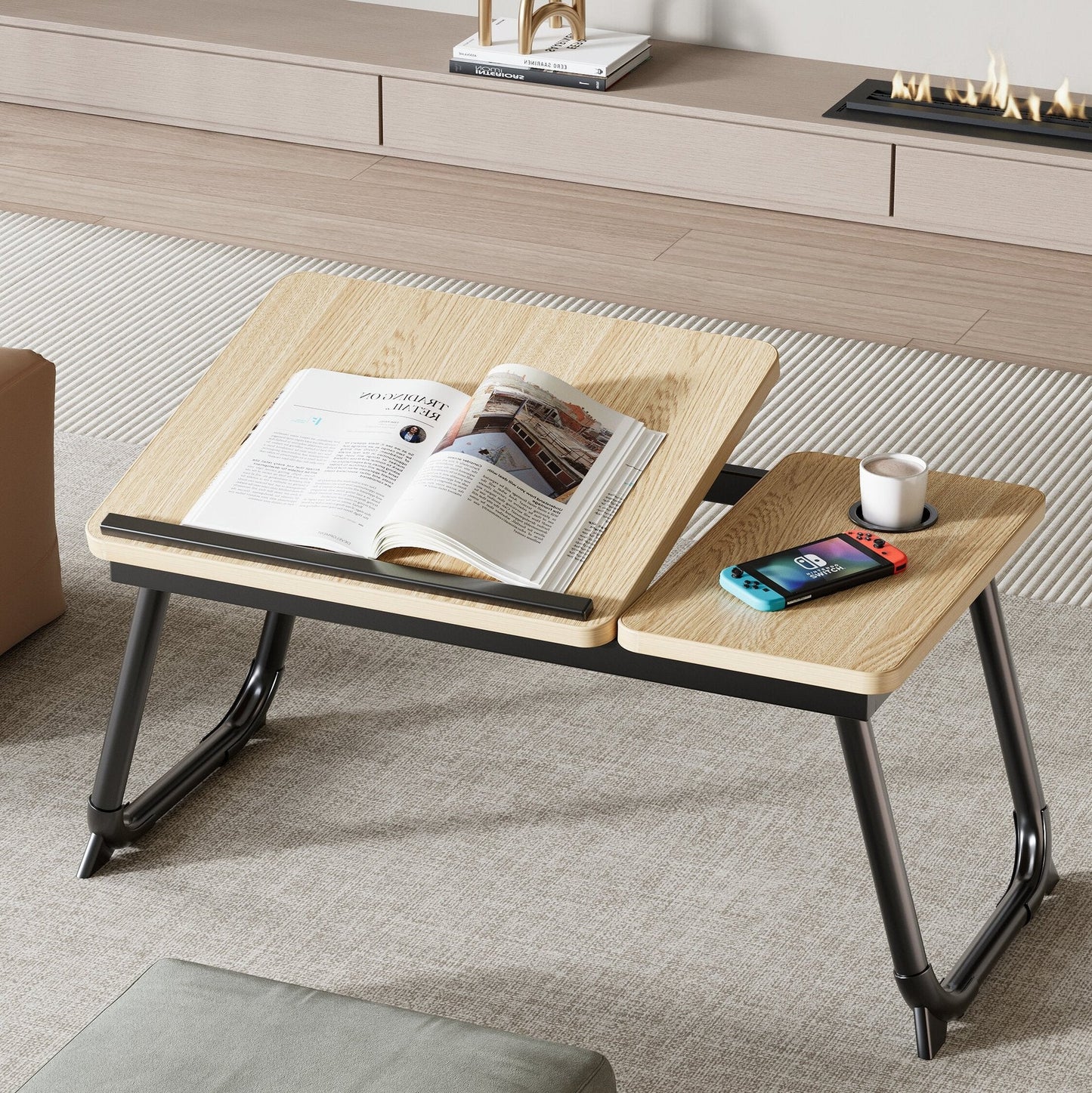 Contemporary Carbon Steel Desk