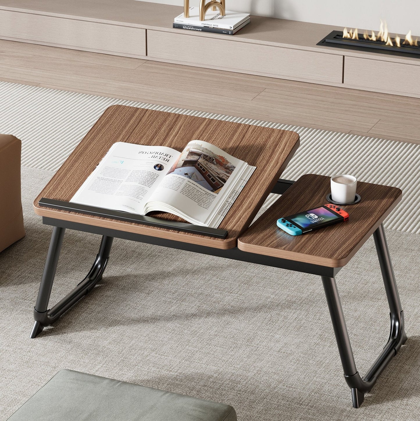 Contemporary Carbon Steel Desk