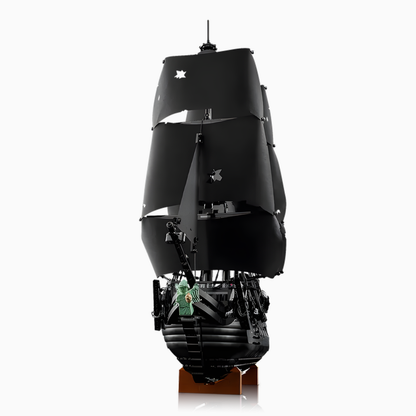 Large Black Boat 10365