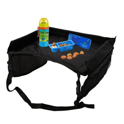 Car Seat Tray with Cup Holder & Storage
