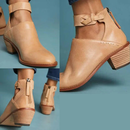 Ankle Boots with 2-Inch Block Heel