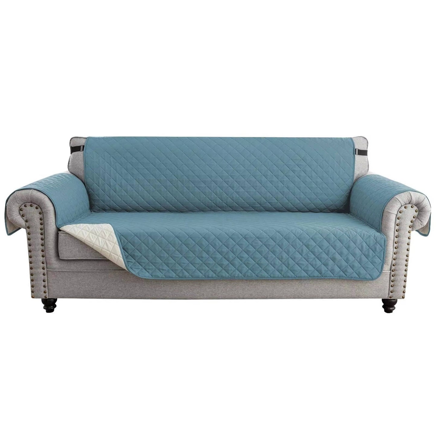 Reversible Sofa Cover for 3 Cushion Couch