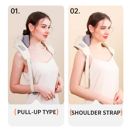 Cordless Heated Neck Massager with Remote