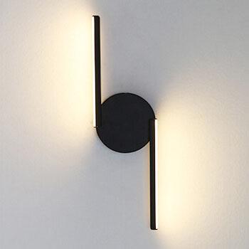 Curves Line Aluminum 1-Light LED Wall Sconce Lamp