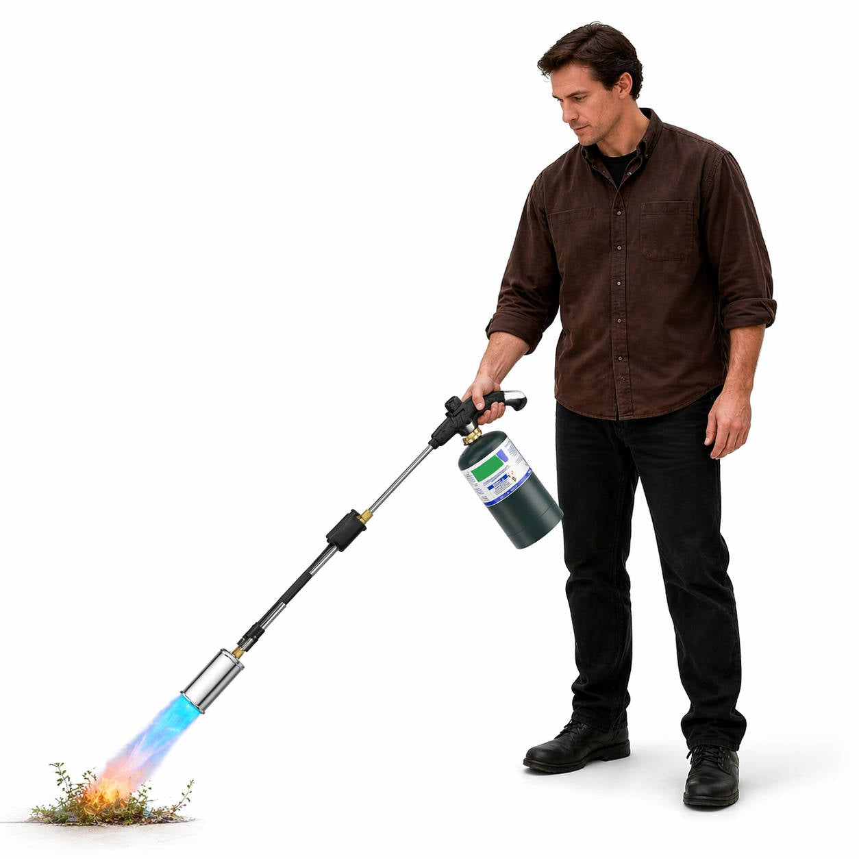 30-Inch Propane Weed Torch Burner, Heavy Duty