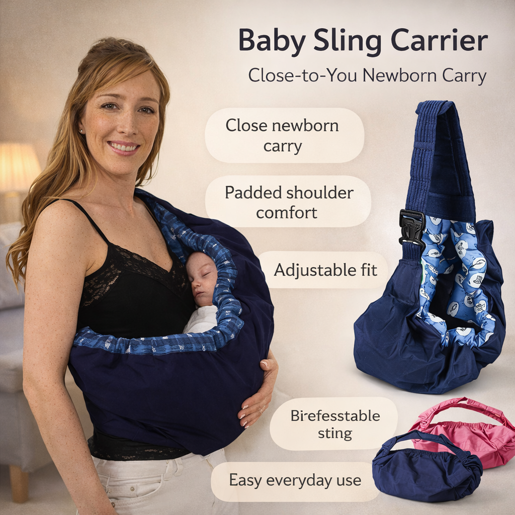 Newborn Ring Sling Carrier, Machine Washable