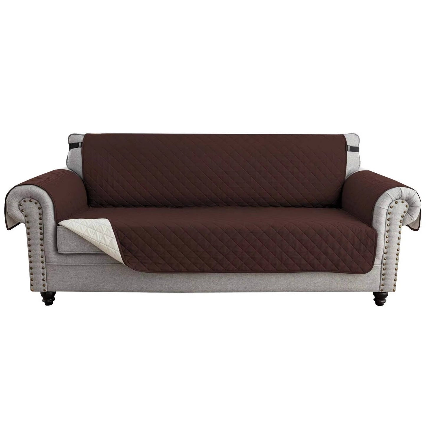 Reversible Sofa Cover for 3 Cushion Couch