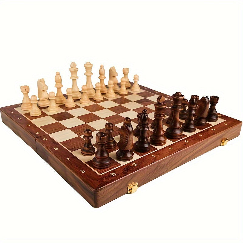 Wooden Chess Set for Home and Travel