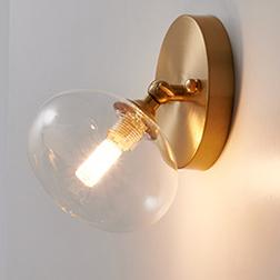 Nordic Creative Glass Magic Bean 1-Light Wall Sconce Lamp