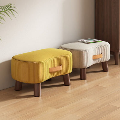Contemporary Fabric Footstool