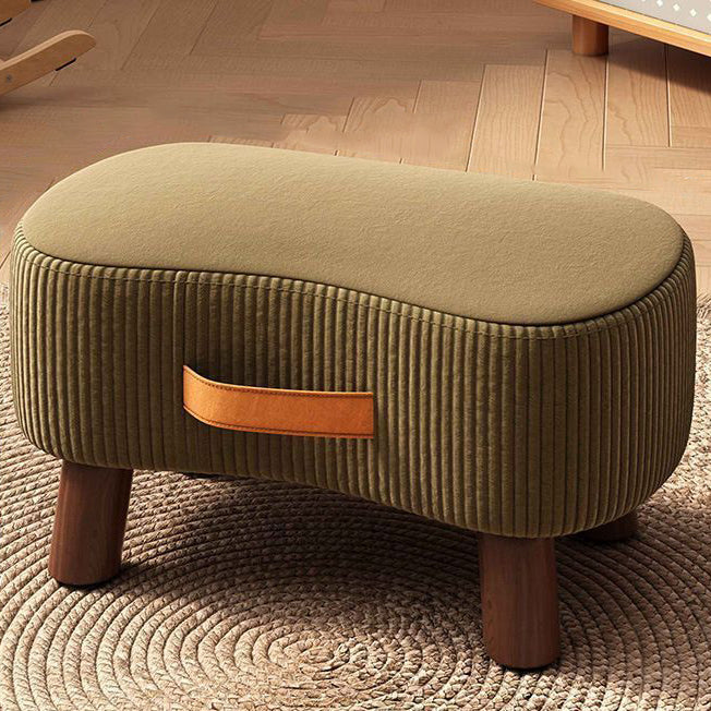 Contemporary Fabric Footstool