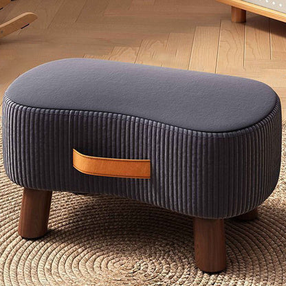 Contemporary Fabric Footstool
