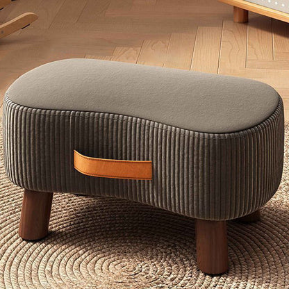 Contemporary Fabric Footstool