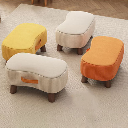Contemporary Fabric Footstool