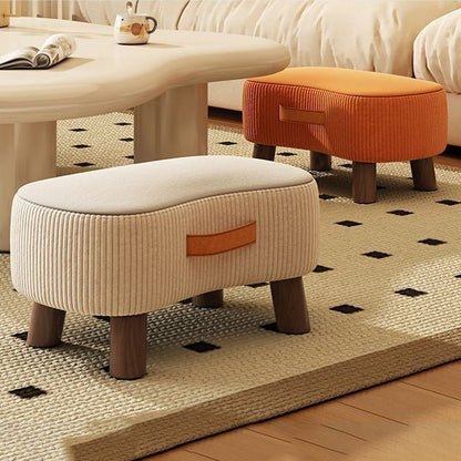 Contemporary Fabric Footstool