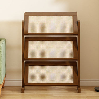 Contemporary Rattan Bookshelf