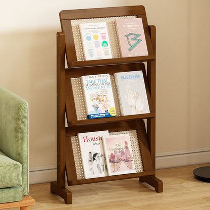 Contemporary Rattan Bookshelf