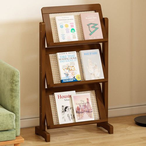 Contemporary Rattan Bookshelf