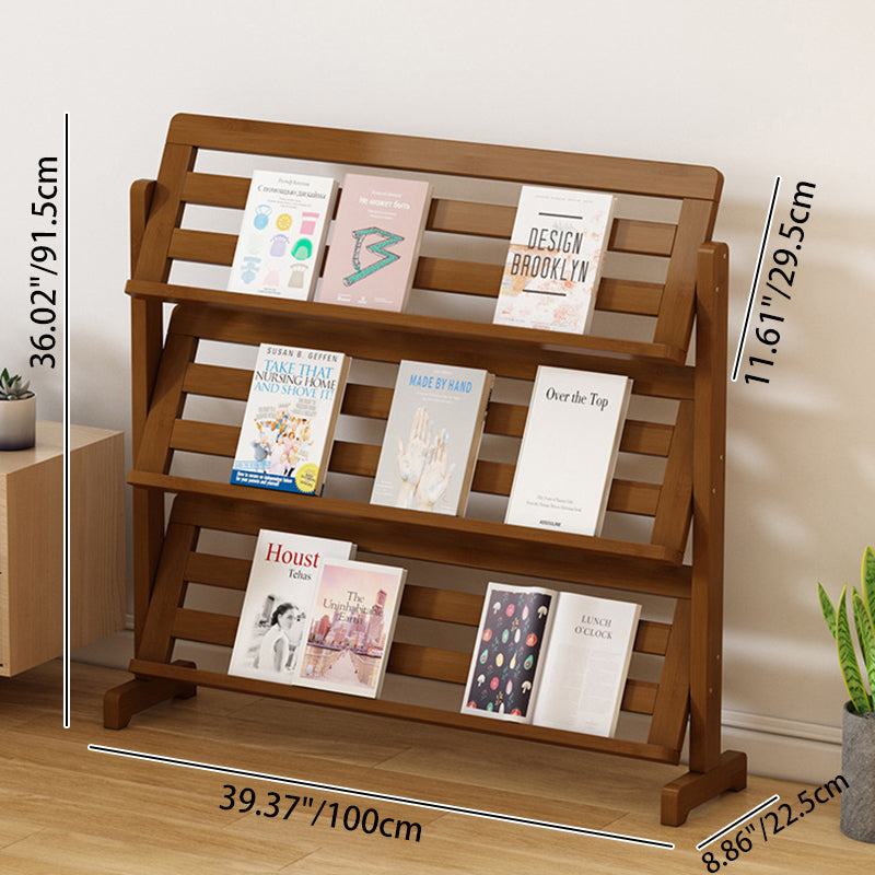 Contemporary Rattan Bookshelf