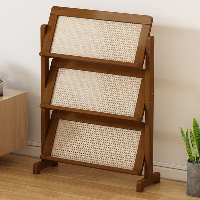 Contemporary Rattan Bookshelf
