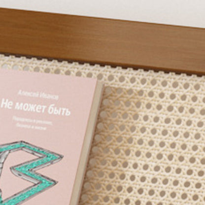 Contemporary Rattan Bookshelf