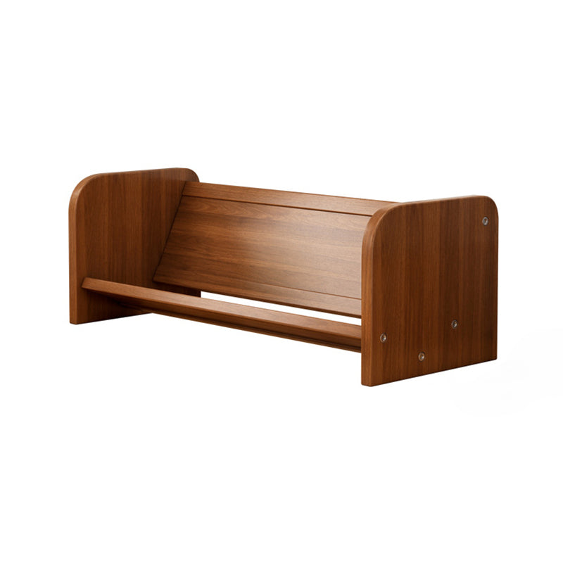 Contemporary Fiberboard Bamboo Bookshelf