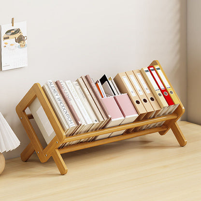 Modern Minimalist Bamboo Bookshelf