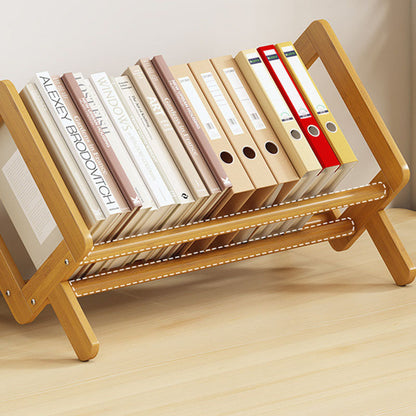 Modern Minimalist Bamboo Bookshelf