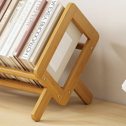 Modern Minimalist Bamboo Bookshelf