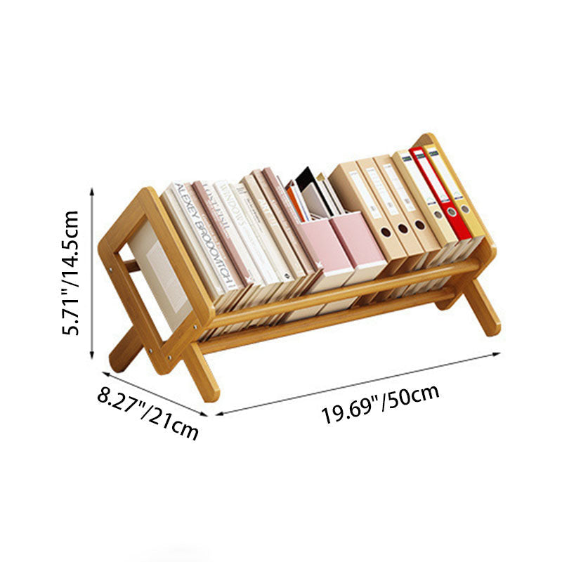 Modern Minimalist Bamboo Bookshelf
