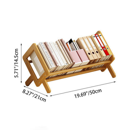 Modern Minimalist Bamboo Bookshelf