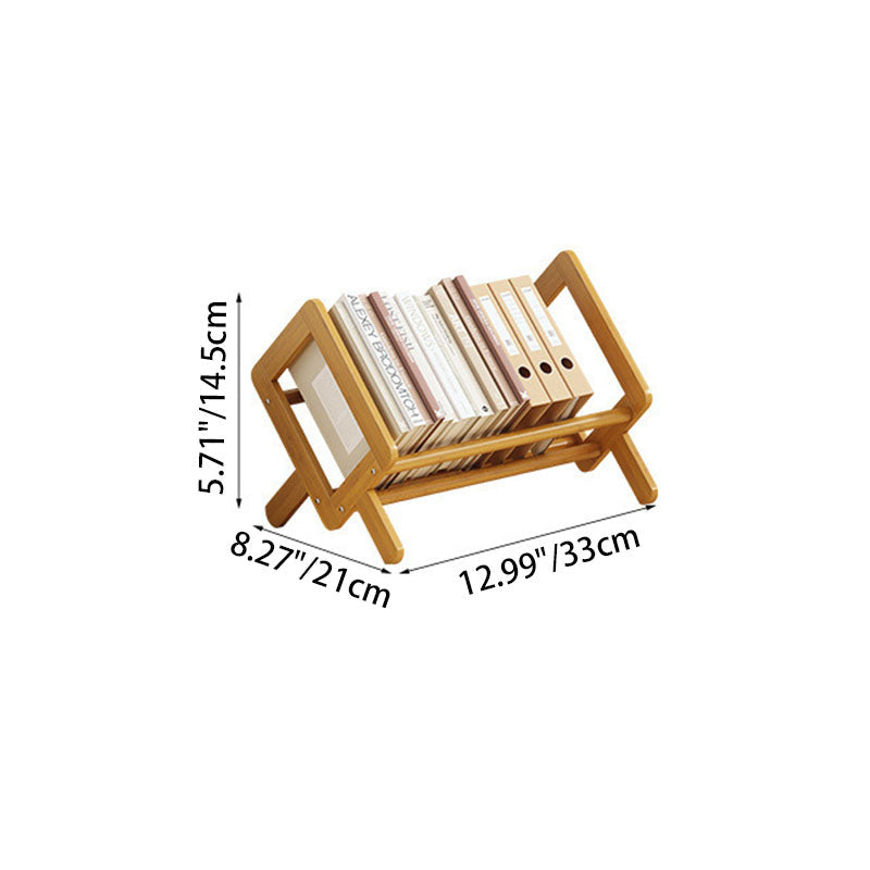 Modern Minimalist Bamboo Bookshelf