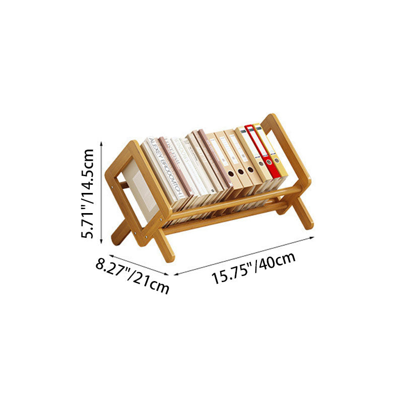 Modern Minimalist Bamboo Bookshelf