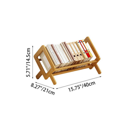 Modern Minimalist Bamboo Bookshelf