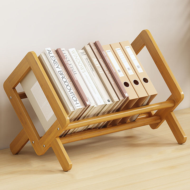 Modern Minimalist Bamboo Bookshelf