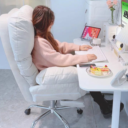 Modern Fabric Metal Desk Chair