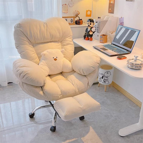 Modern Fabric Metal Desk Chair